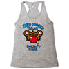 red nosed bear Racerback Tank