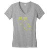 scouter saiyan Women's V-Neck T-Shirt