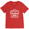 Behind Every Football Player Who Believes in Himself is a Football Dad V-Neck Tee