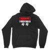 warning i kick balls Hoodie
