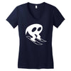 horace goes skiing Women's V-Neck T-Shirt