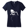 original banksy police searching drug Women's V-Neck T-Shirt
