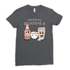 drinking buddies Ladies Fitted T-Shirt
