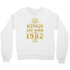 kings are born in 1982 Crewneck Sweatshirt