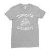 gangsta wrapper Ladies Fitted T-Shirt