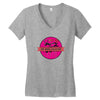 mustache Women's V-Neck T-Shirt