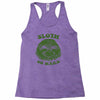sloth so hard Racerback Tank