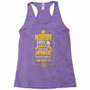 nobody exists on purpose Racerback Tank