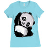 happy panda Ladies Fitted T-Shirt