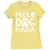 proud dog mama Ladies Fitted T-Shirt