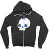skull full of cats Zipper Hoodie