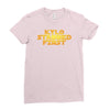 kylo stabbed first Ladies Fitted T-Shirt