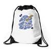 let's drift away Drawstring Bags