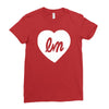 little mix logo heart Ladies Fitted T-Shirt
