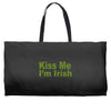 kiss me i'm irish Weekender Totes