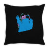 b is for blood sugar Throw Pillow