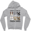 united color of frenchies Zipper Hoodie