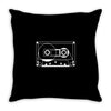 audio cassette 80's 90's party hip hop nostalgia retro Throw Pillow