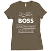 argument invalid boss Ladies Fitted T-Shirt