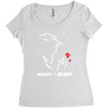 beauty and the beast Women's Triblend Scoop T-shirt