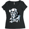 hellboy 6 Women's Triblend Scoop T-shirt