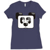 panda pixel Ladies Fitted T-Shirt