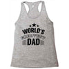 world's greatest dad Racerback Tank