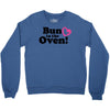 Bun in the Oven with Heart Baby Girl Crewneck Sweatshirt