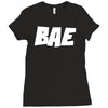bae funny Ladies Fitted T-Shirt