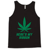 Support Liver Cancer Awareness With A Emerald Cannabis Leaf Tank Top