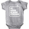 i'd rather be doing gymkhana Baby Onesie