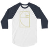 golden spiral 3/4 Sleeve Shirt