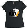 Butt Out Lung Cancer Awareness Women's Triblend Scoop T-shirt
