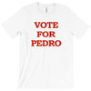vote for pedro ringer t shirt napoleon dynamite ninja skills T-Shirt