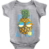 pineapple sunbathe Baby Onesie