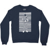 banksy prisoner barcode Crewneck Sweatshirt