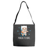puncha yo buns Adjustable Strap Totes