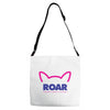 pussy roar - women's march alliance Adjustable Strap Totes