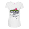 don't step on the grass Maternity Scoop Neck T-shirt