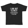 i'm not clumsy it's just the floor Toddler T-shirt