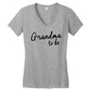 grandma to be Women's V-Neck T-Shirt