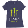 Jesus Savior Ladies Fitted T-Shirt