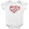 pizza my heart Baby Onesie