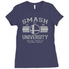 smash university Ladies Fitted T-Shirt