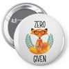 Zero Fox Given Pin-back button