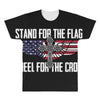 stand for the flag kneel for the cross All Over Men's T-shirt