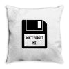 Don't Forget Me Disk Throw Pillow