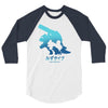 mega water 3/4 Sleeve Shirt