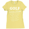 golf excuse Ladies Fitted T-Shirt