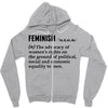 Feminism Noun Zipper Hoodie